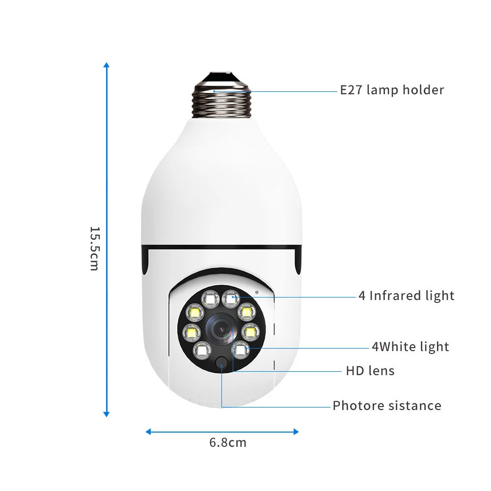 Wireless Bulb Shape Camera